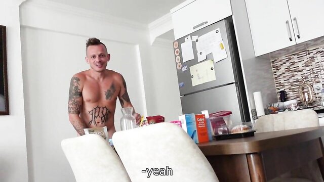 Hard Fucking the Maid while the wife went to the shower! Watch this hot tattoo girl in a creampie, blowjob, deepthroat adults video by Ghomestory.