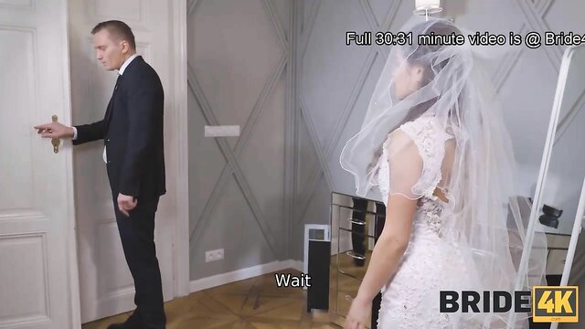 Sex scene of cheating bride Serina Gomez in BRIDE4K. One Last Time - bride HD porn video xxxx from Bride4K!