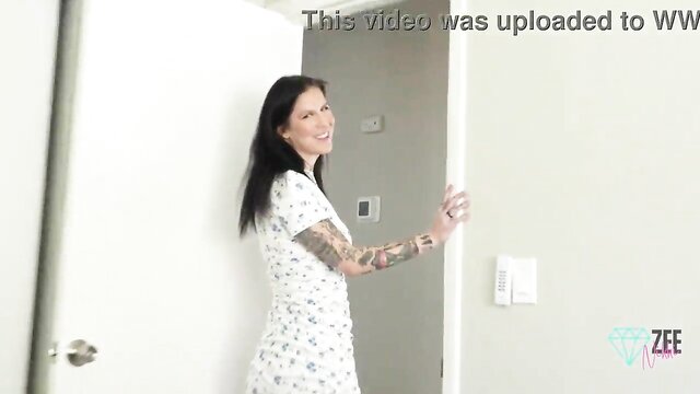 Nikki Zee\'s hot lesbian strap-on sex scene in She Does it Better XXX tube video.